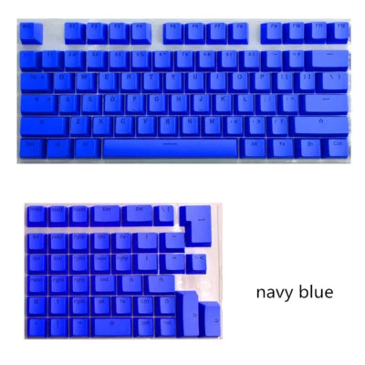 PBT Keycaps For 61/64/68/71/82/84 Layout Keyboard With Transparent RGB Letters - Image 1 of 4
