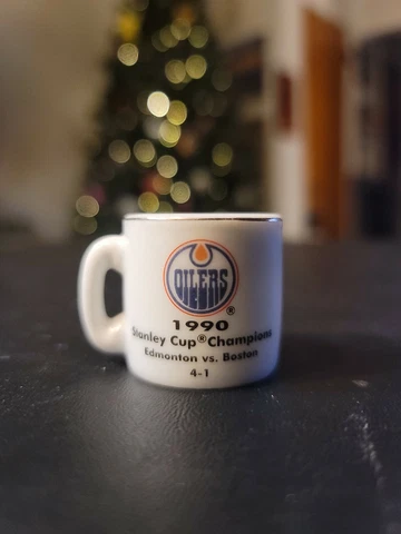 NHL Stanley Cup Crazy Mini Mug 1990 Edmonton vs. Boston 4-1 Cover