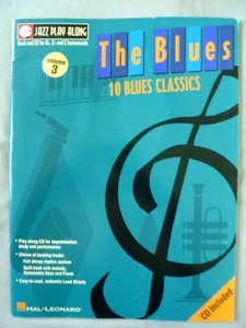 NEW JAZZ PLAY ALONG, THE BLUES: 10 BLUES CLASSICS, VOL 3, BOOK & CD, MARK TAYLOR - Picture 1 of 14