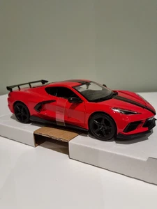 Chevrolet Corvette Stingray Coupe High Wing Diecast Model Toy Car 1:24 Scale! - Picture 1 of 8