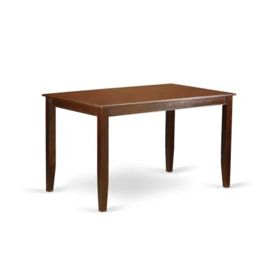 Mesa de jantar Dudley retangular altura balcão 36"x60" em mogno... - Imagem 1 de 2
