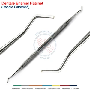 Dentale Enamel Hatchet Smalto denti restaurativo che taglia rimozione Gingivale - Imagen 1 de 4