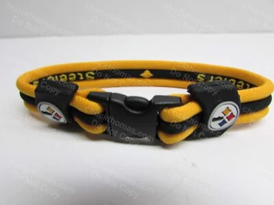 Pittsburgh STEELERS футбол титана браслет и ожерелье новый в коробке - Изображение 1 из 4