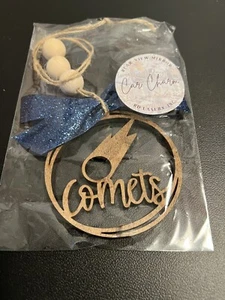New,Rear View Mirror Car Charm, Laser Cut, "COMETS" - Picture 1 of 3