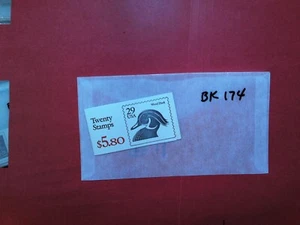 Folleto de estampillas de Estados Unidos - Scott #BK174 - Pato de madera - 29 centavos - Imagen 1 de 1