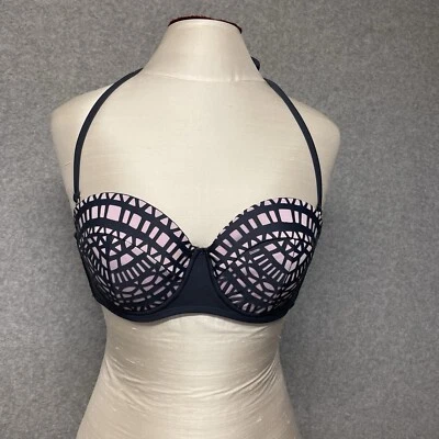 Top de bikini Xhilaration lavanda talla M correas ajustables con aros acolchado Art Deco Foto 1 de 4