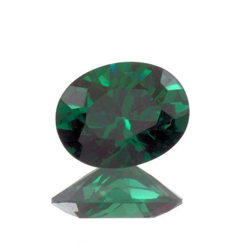 (6x4mm - 14x10mm) Circonita cúbica verde AAA ovalada **Ver video** Foto 1 de 1