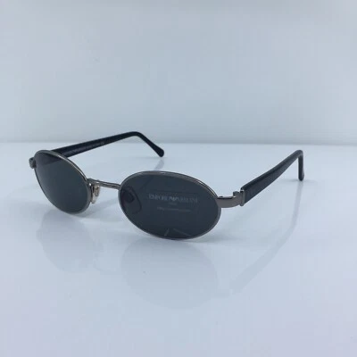 New Vintage Emporio Armani Sunglasses EA 106 C. 815 Satin Silver 50-20mm Italy - Image 1 of 4
