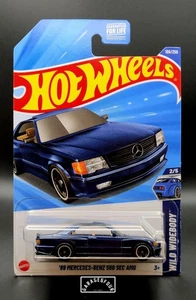 Hot Wheels 89 Mercedes-Benz 560 SEC AMG Wild Widebody Blue - Picture 1 of 1