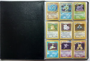 Pokemon WOTC Vintage Collection Holo Rare Cards Base Sets 1999 Binder Folder Lot - Picture 1 of 11