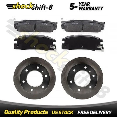 Rear Front Disc Rotors Brake Pads for Isuzu Trooper 2.6L 1988-1991 - Imagem 1 de 4