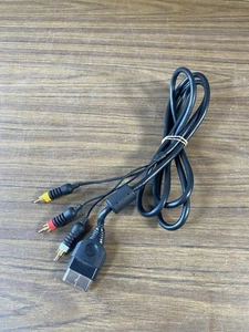 Microsoft XBOX Original Official Genuine Composite TV AV Lead Cable - Picture 1 of 3