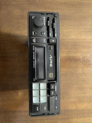 Alpine Cassette Player Head Unit Vintage Old School Radio BMW E30 E36 325i 325E - image 1 of 4