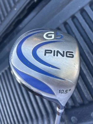 PING G5 Titanium Driver 460cc 10.5° TFC 100D R Flex Graphite Shaft Worn Grip!! - Image 1 of 4