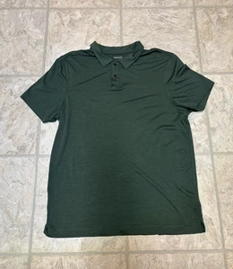 Huckberry Proof Men's M 72-Hour Merino Polo Shirt Classic Fit Forest Green Wool - Picture 1 of 6