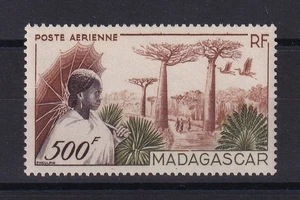 TIMBRE STAMP 1 MADAGASCAR Y&T#73 PA FAUNE & FLORE NEUF**/MNH-MINT 1952 ~R99 - Picture 1 of 1
