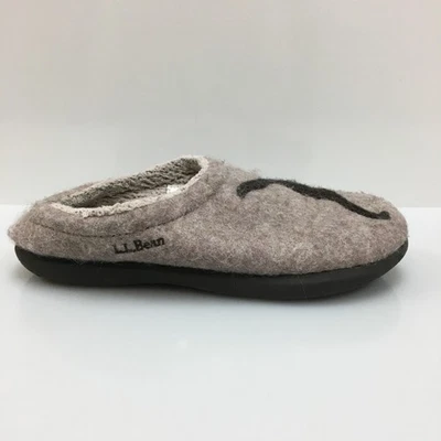 Zapatillas de lana LL Bean para mujer talla 7 fieltro mediano perro gráfico casa zapatos acogedores Foto 1 de 4
