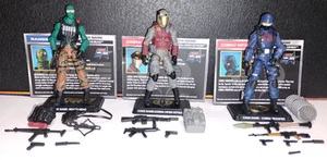 Gi Joe 2014 50th The Vipers Pit 3 pack (incomplete-missing silencer) - Picture 1 of 3