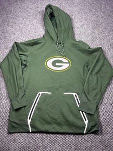 Green Bay Packers Hoodie Mens Large Green NFL Football Nike Therma Fit - Picture 1 of 6