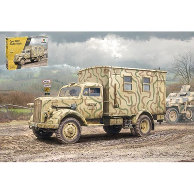 OPEL BLITZ RADIO TRUCKS KIT 1:35 Italeri Kit Mezzi Militari Modellino Nuovo - Immagine 1 di 3