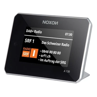 Noxon A 130 schwarz-silber, Audio Adapter DAB+/UKW & Internet-Radio - Bild 1 von 4