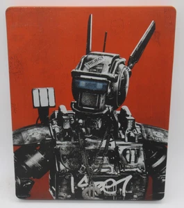 CHAPPIE BLU-RAY + DIGITAL UV MOVIE, STEELBOOK CASE, HUGH JACKMAN, DEV PATEL - Picture 1 of 2