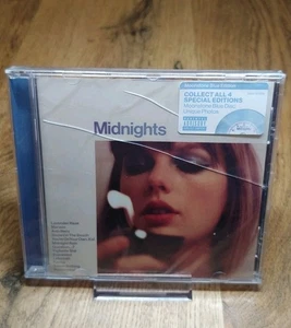Taylor Swift - Midnights [Moonstone Blue Edition] CD Album **NEW CRACKED CASE** - Bild 1 von 2