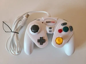 Gamestop Nintendo Gamecube White Wired Video Game Controller Tested Working - Picture 1 of 5