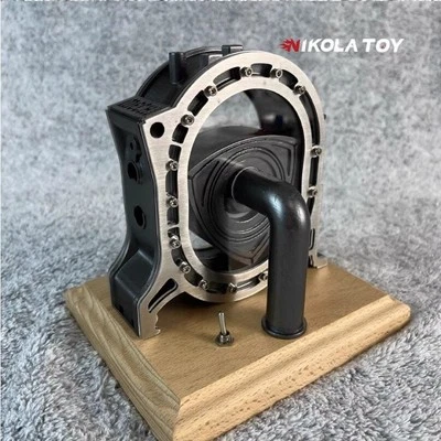 Rotor Engine Wankel Engine Model Rotatable Stainless Steel Desktop Ornament Gift - Image 1 of 4