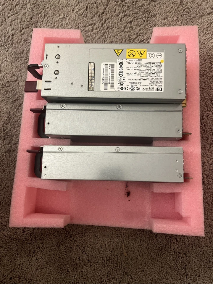 (Lote de 3) PSU de conmutación de servidor HP DPS-800GB A 1000W 379123-001 Foto 1 de 4