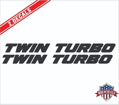 Calcomanías de puerta TWIN TURBO - se adapta a Nissan 300ZX Z31 (x2 calcomanías) JDM *6 Foto 1 de 2