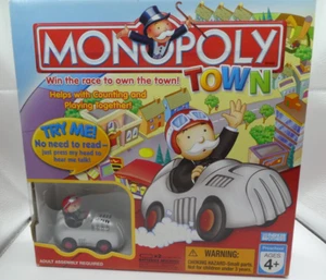 NEW SEALED - MONOPOLY TOWN GAME WIN THE RACE TO OWN THE TOWN with TALKING CAR - Picture 1 of 2