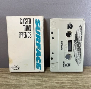 Surface - Closer Than Friends - Cassette Tape Single - 1988 CBS - Jazz Version - Picture 1 of 3