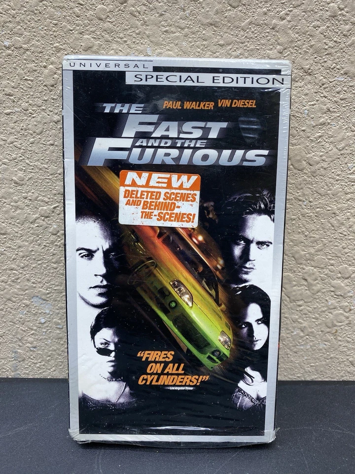 SEALED / UNOPENED The Fast and the Furious VHS 2002 Special Edition Brand New - Image 1 of 4