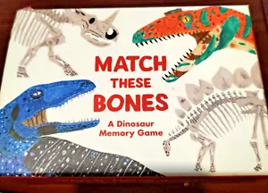 Match these Bones. A Dinosaur Memory Game. Ill. James Barker - Picture 1 of 6