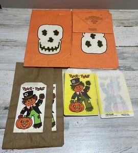Bolsas de golosinas de Halloween de colección divertido mundo espantapájaros, MaryAnn calavera truco o trato - Imagen 1 de 6