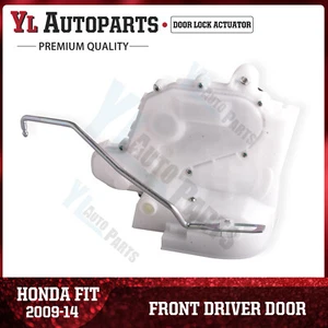 Front Left Driver Side Door Lock Actuator Latch & Rod for 2009-2014 Honda Fit - Picture 1 of 6