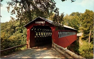 Postcard East Arlington Vermont Chiselville Covered Bridge Vintage UNP - Picture 1 of 2