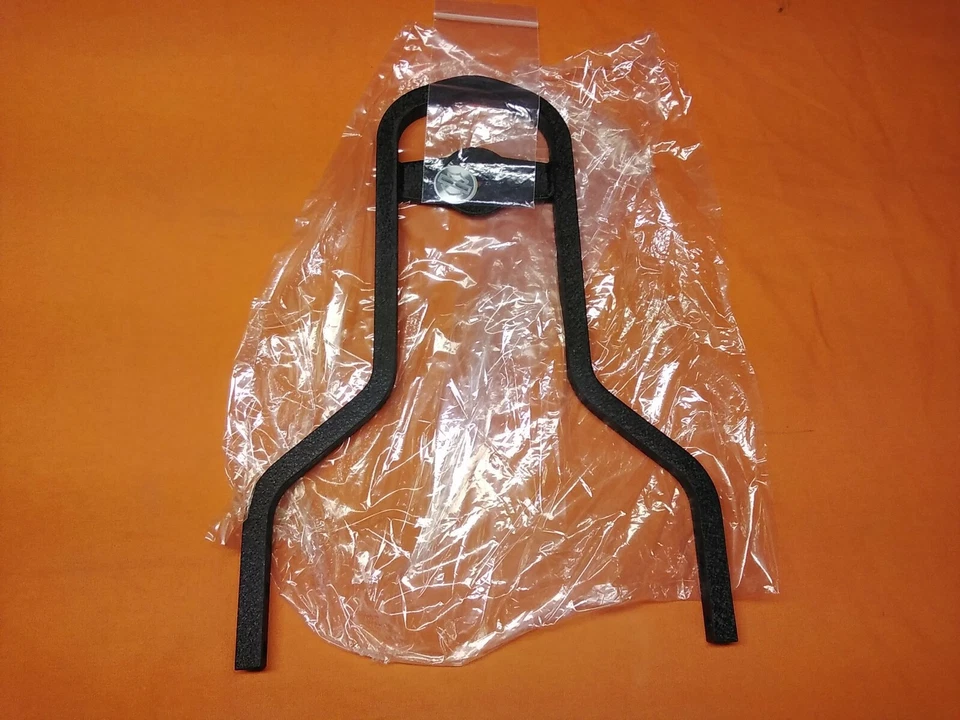 HARLEY DAVIDSON ПОДЛИННЫЙ НИЗКИЙ ВЕРТИКАЛЬНЫЙ БАР V МОРЩИНИСТЫЙ ЧЕРНЫЙ СПИНКА 53407-06 - Изображение 1 из 4