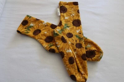 Женские полярные флисовые носки тапочки выберите размер подсолнухи - Изображение 1 из 3