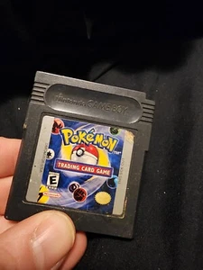 POKEMON TRADING CARD  NINTENDO GAMEBOY VIDEO GAME NOT TESTED AUTHENTIC - Picture 1 of 2
