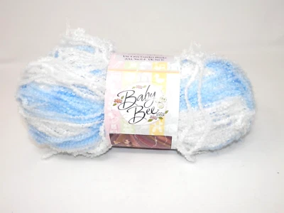 Hilo de madeja Baby Bee Baby Boucle Angel BLUE BOY #51 4 OZ peso ligero 300 yd Foto 1 de 4
