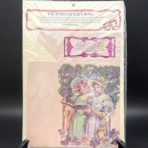 Gallery Graphics Victorian Gift Bag Young Girls Made in USA 1991 New Old Stock - Bild 1 von 5