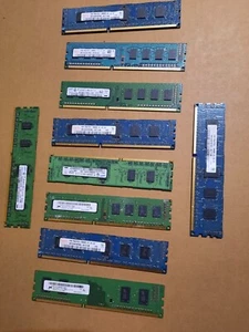 10 x 2gb desktop computer ram. Various models - Picture 1 of 4