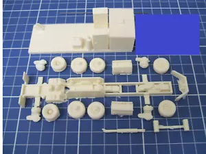 1/87 "HO" Maintenance of way Brandt Hi-rail truck resin conversion kit (No cab) - Picture 1 of 1