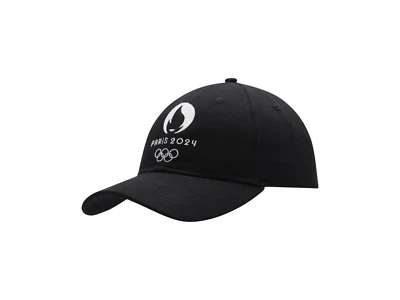LICENCIA OFICIAL Sombrero Deportivo París 2024 Juegos Olímpicos Negro Beige Gorra Hombres Mujeres Negro Foto 1 de 4