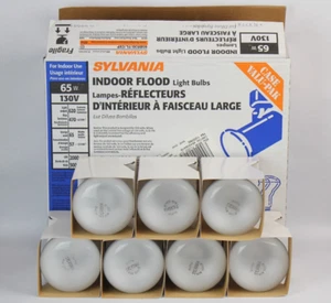 7 Pack Sylvania BR30 65 Watt 130V 620 Lumens Flood Light *New Open Box* - Picture 1 of 7