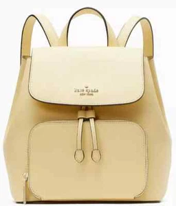 Kate Spade Kristi Medium Flap Rucksack gelb Butter Leder Tasche KA695 $ 379 - Bild 1 von 8
