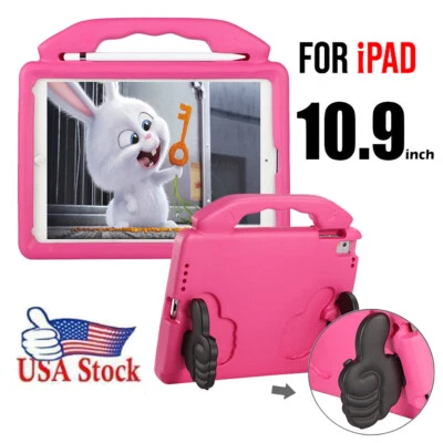 20256 NEW For iPad 7/ 8th 9th 10th 11th Gen A16 Kids EVA Handle Stand Case Cover - Image 1 of 4
