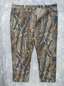 Wrangler Pro Gear Pants Mens 50x30 Camo Hunting Real Tree Hardwoods High Rise - Picture 1 of 10